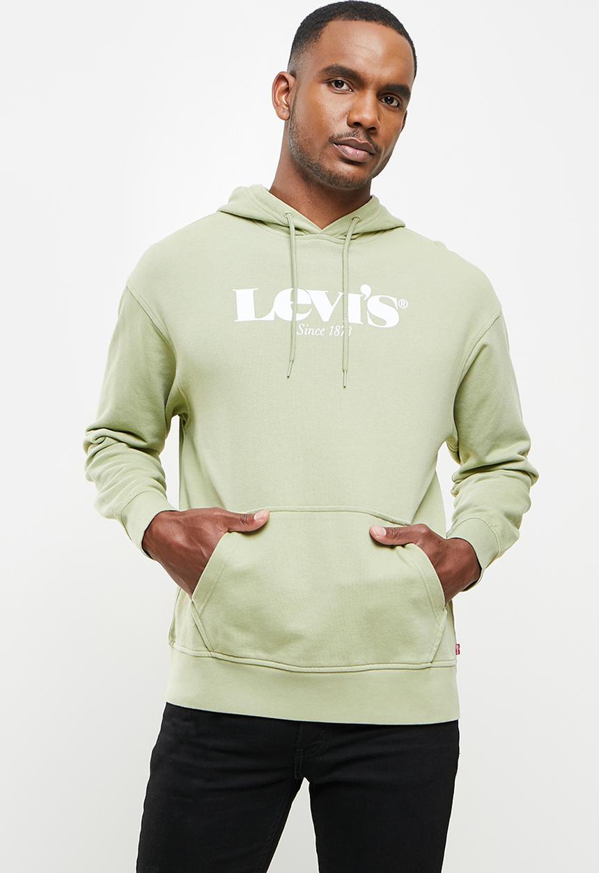 Levi’s® - T3 relaxd graphic hoodie mv ssnl core ho - olive