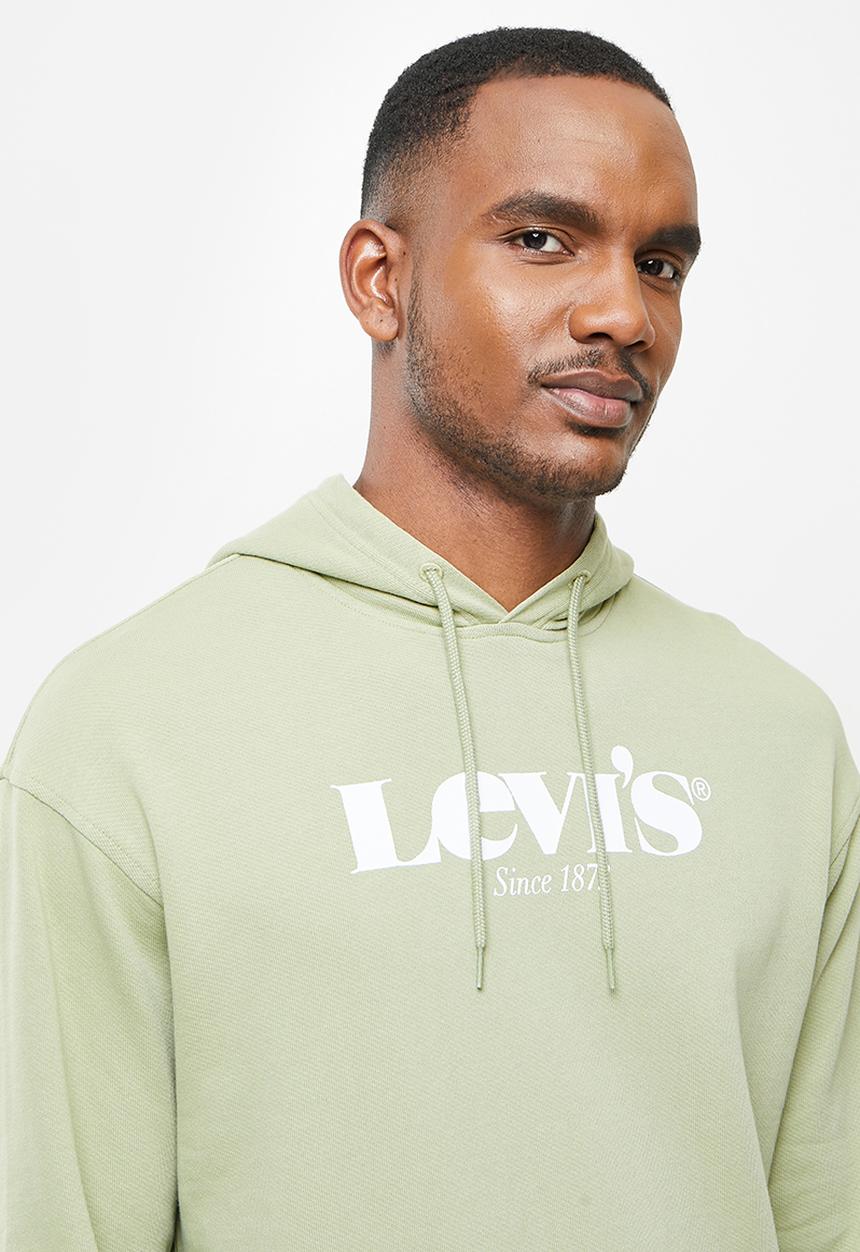 Levi’s® - T3 relaxd graphic hoodie mv ssnl core ho - olive