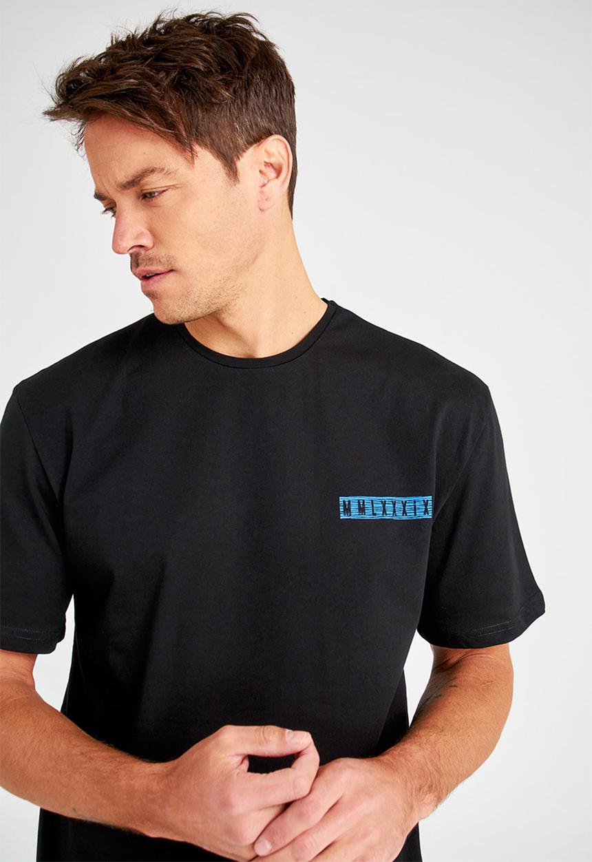 Trendyol - Arrows back print short sleeve tee - black