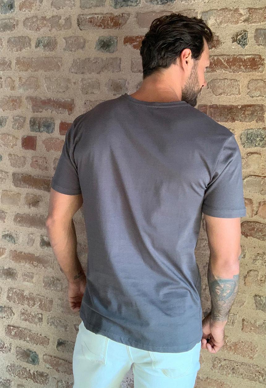 Trendyol - Chest pocket short sleeve tee - anthracite