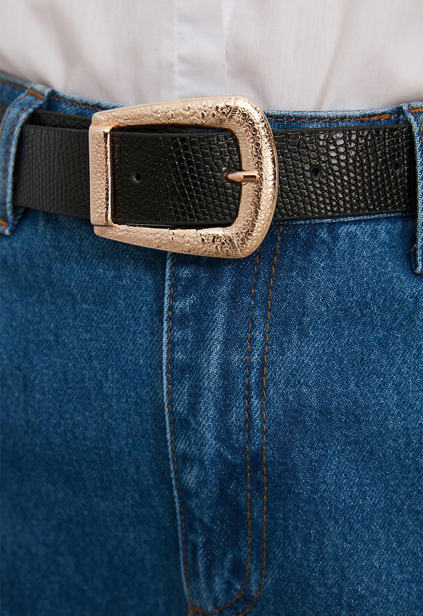 Trendyol - 2 Pack belts - brown & black