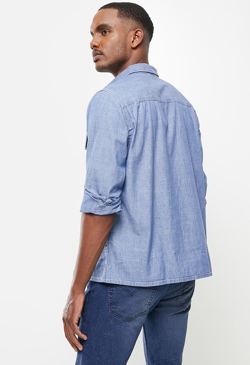 Levi’s® - Utility pkt worker organic ctn chambray - blue 