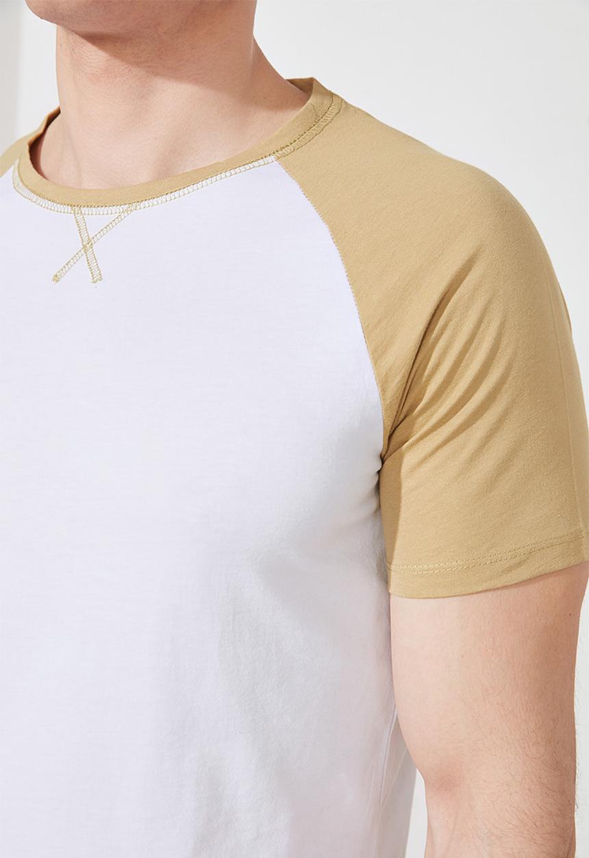 Trendyol - Raglan short sleeve top & shorts sleep set - beige
