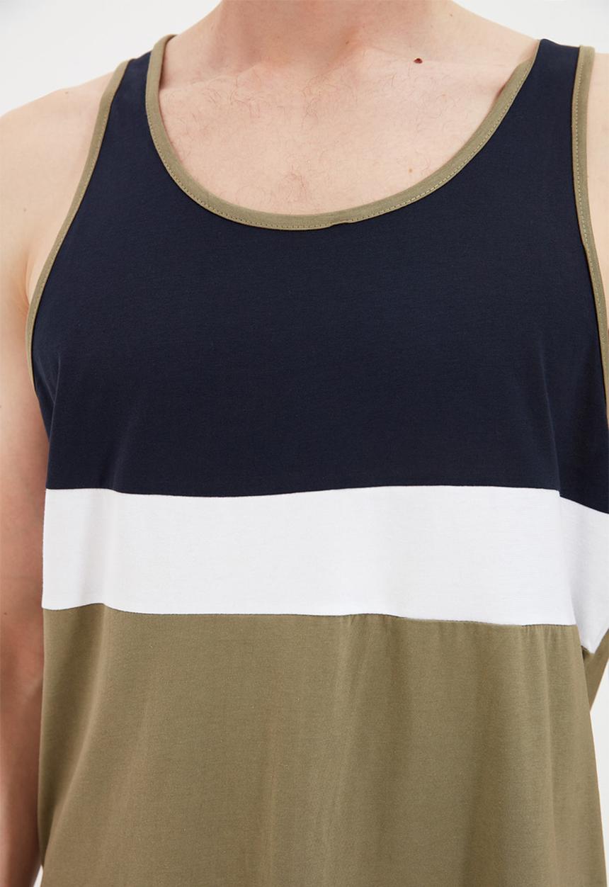 Trendyol - Colour block sleeveless tee - navy