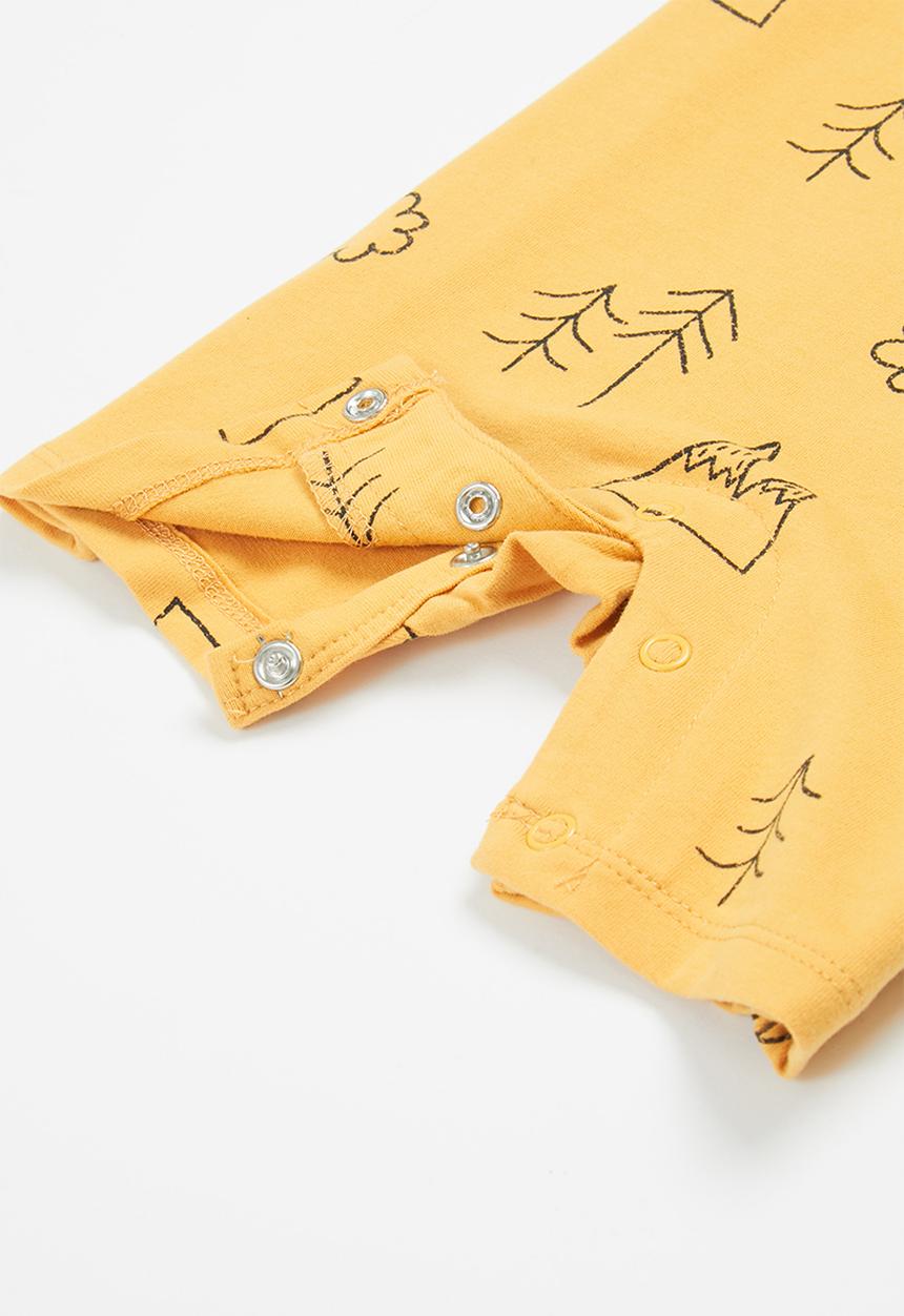 Cotton On - The short sleeve romper - vintage honey