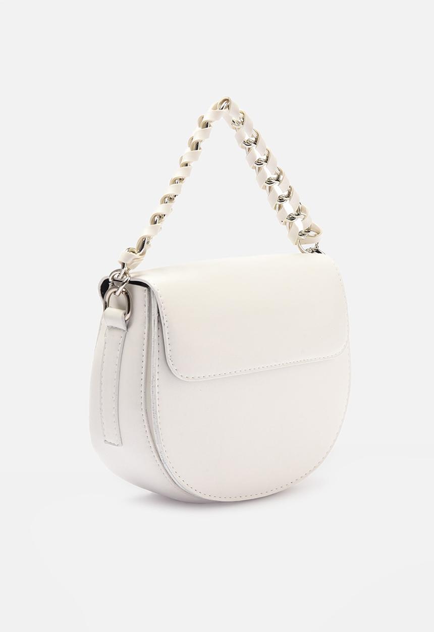 Trendyol - Chain handle shoulder bag - white