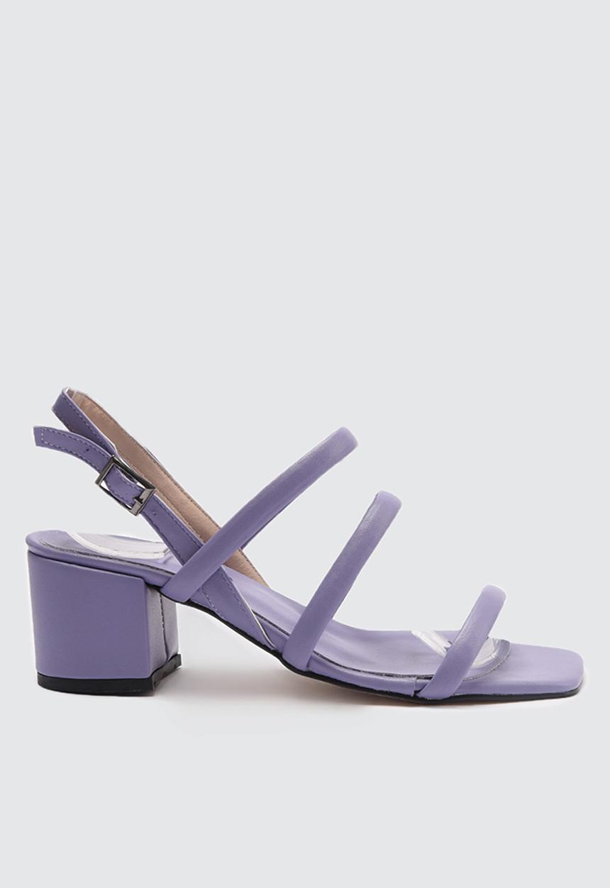 Trendyol - Strappy slingback block heel - lilac