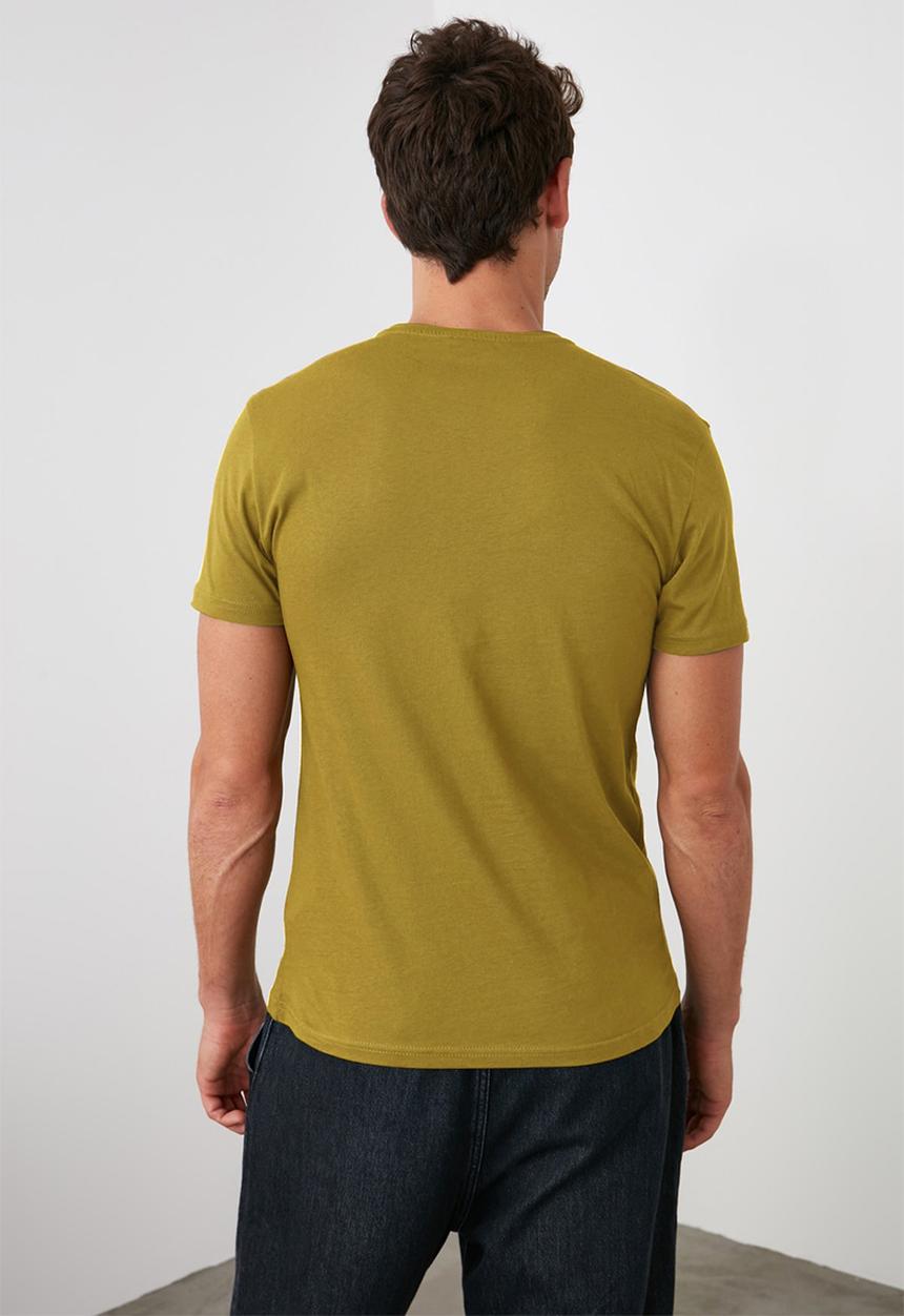 Trendyol - Dean short sleeve plain tee - light khaki