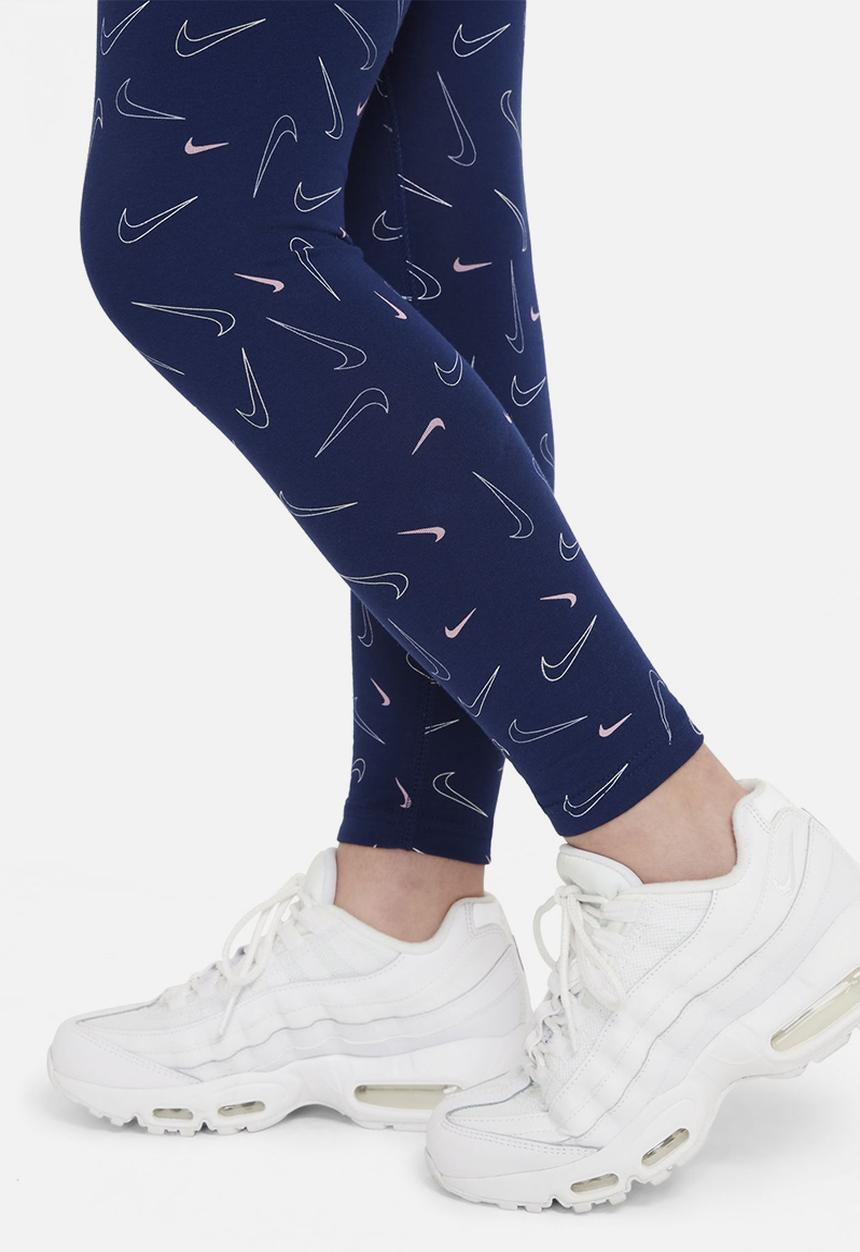 Nike - G nsw favorites aop legging  - blue void/white