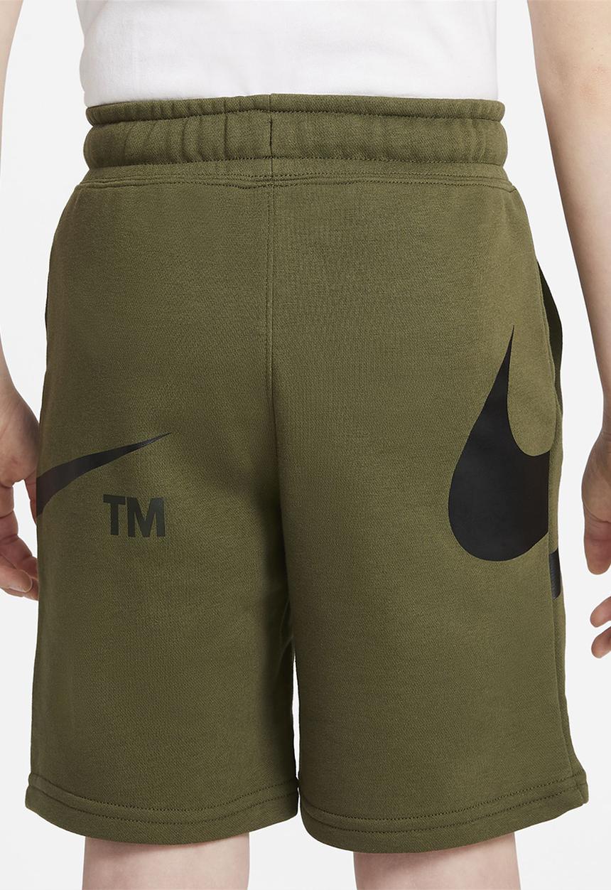 Nike - B nsw swoosh short - rough green/black