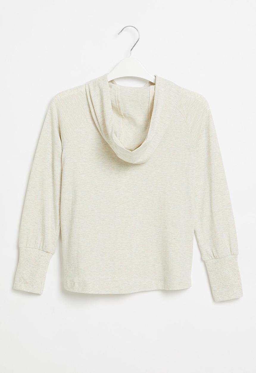 Nike - Jersey essentials full zip - coconut milk heather