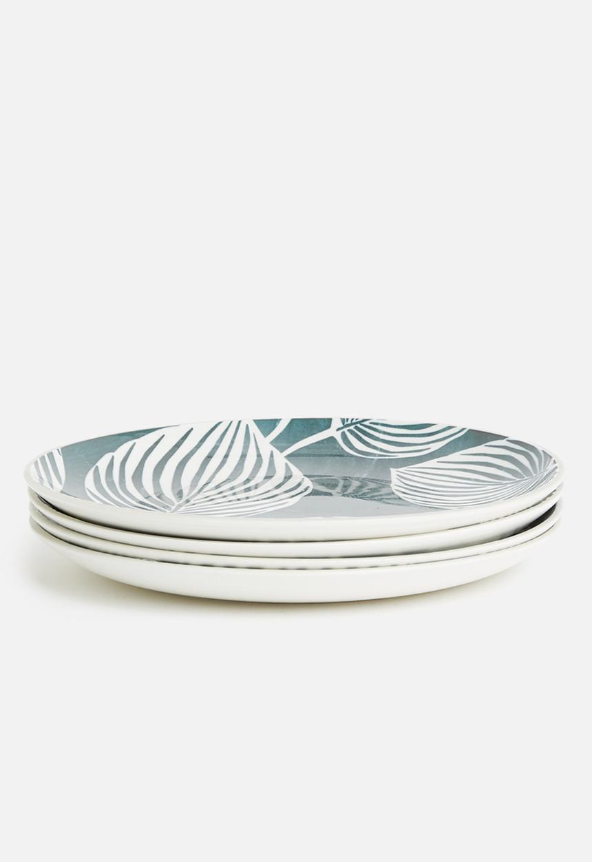 Maxwell & Williams - Panama side plate  set of 4 - grey