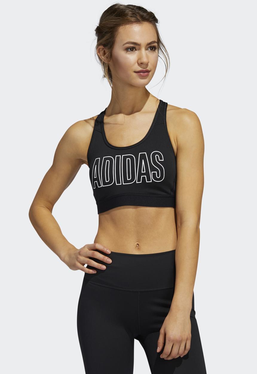 adidas Performance - Don't rest alphaskin sp active bra - black & white