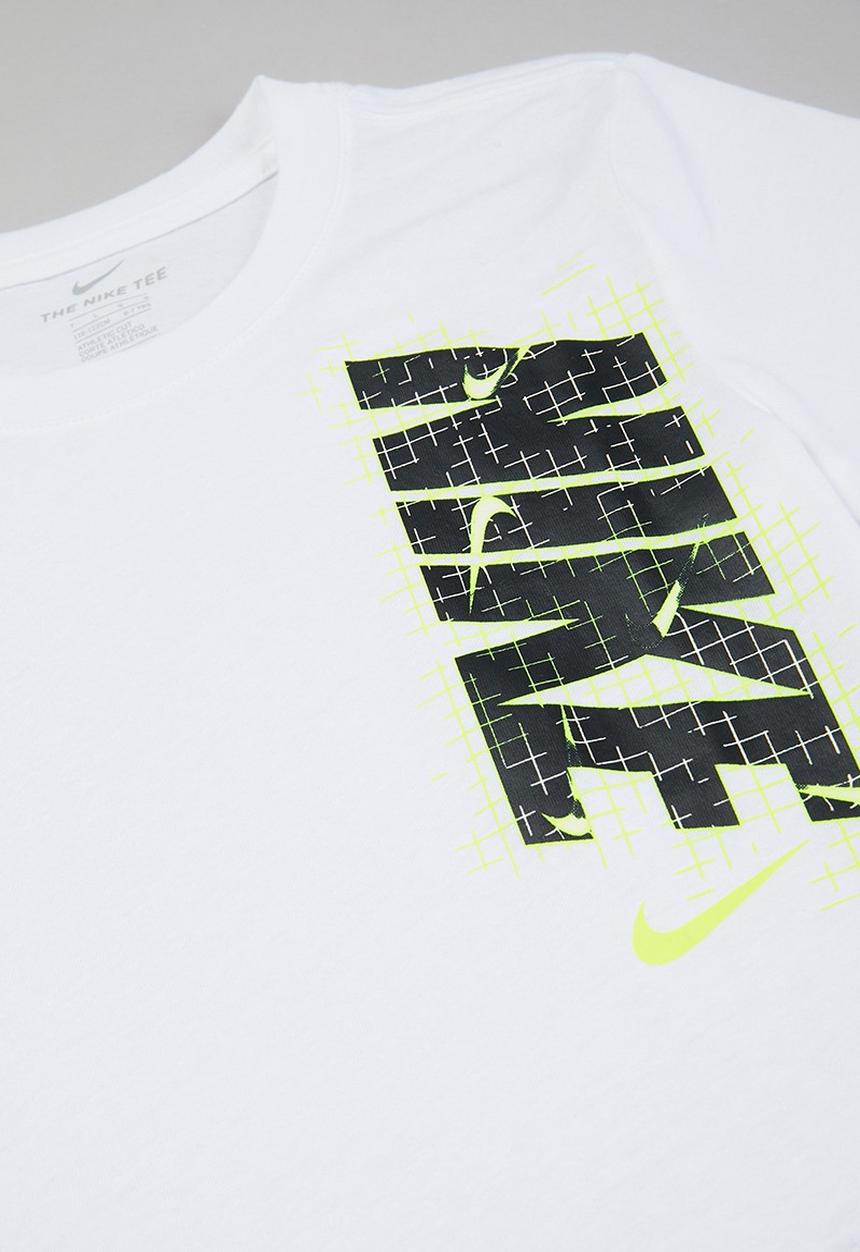 Nike - Nkb elecric grid nike tee - white