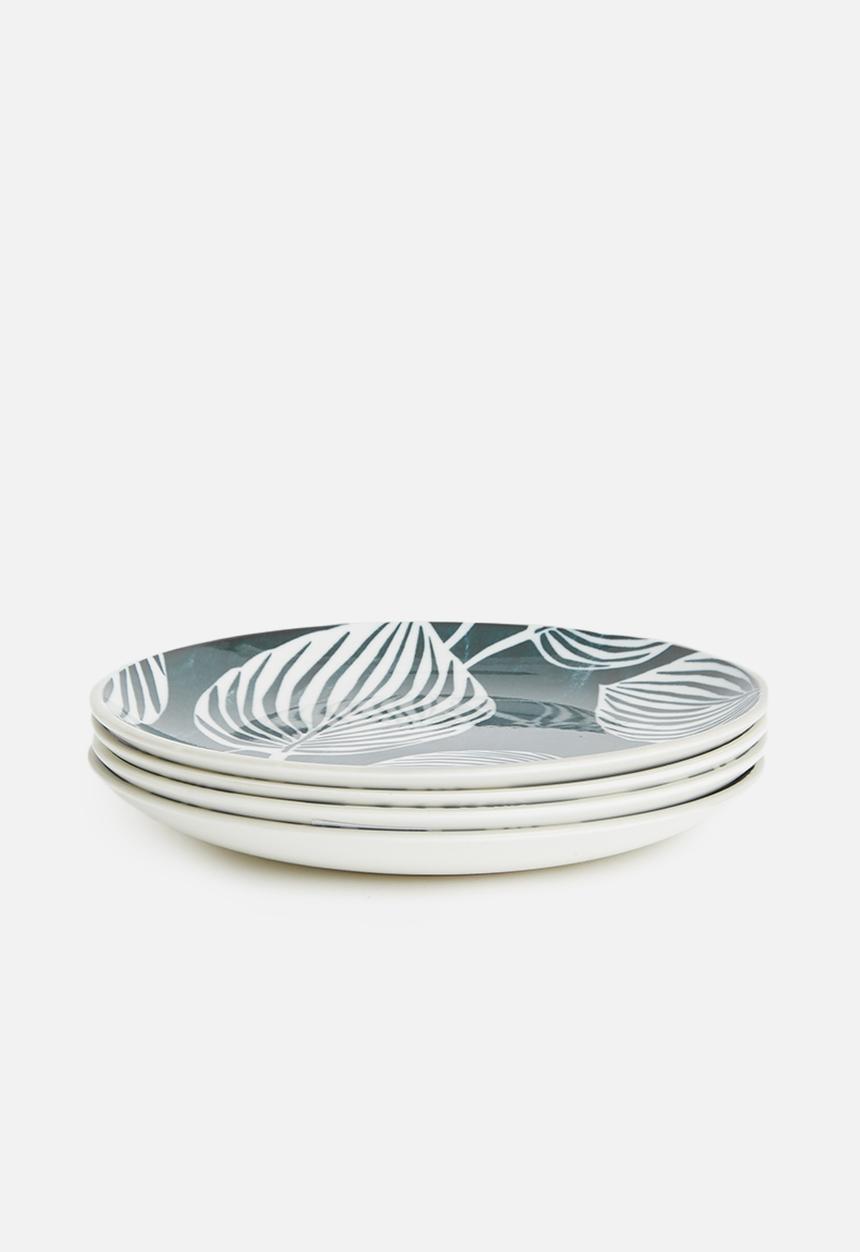 Maxwell & Williams - Panama dinner plate set of 4-grey
