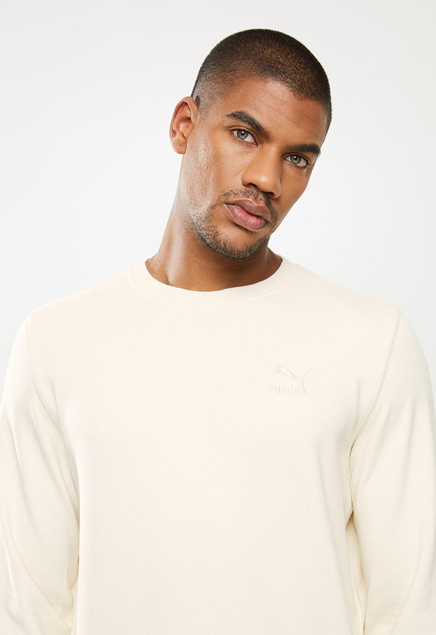 PUMA - Classics embro crew tr - cream 