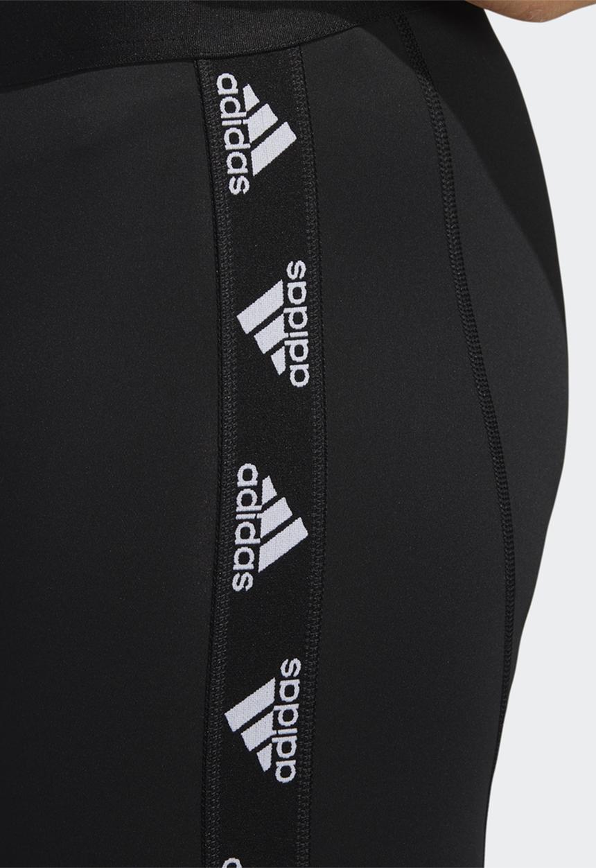 adidas Originals - Alphaskin badge of sport tights - black & white