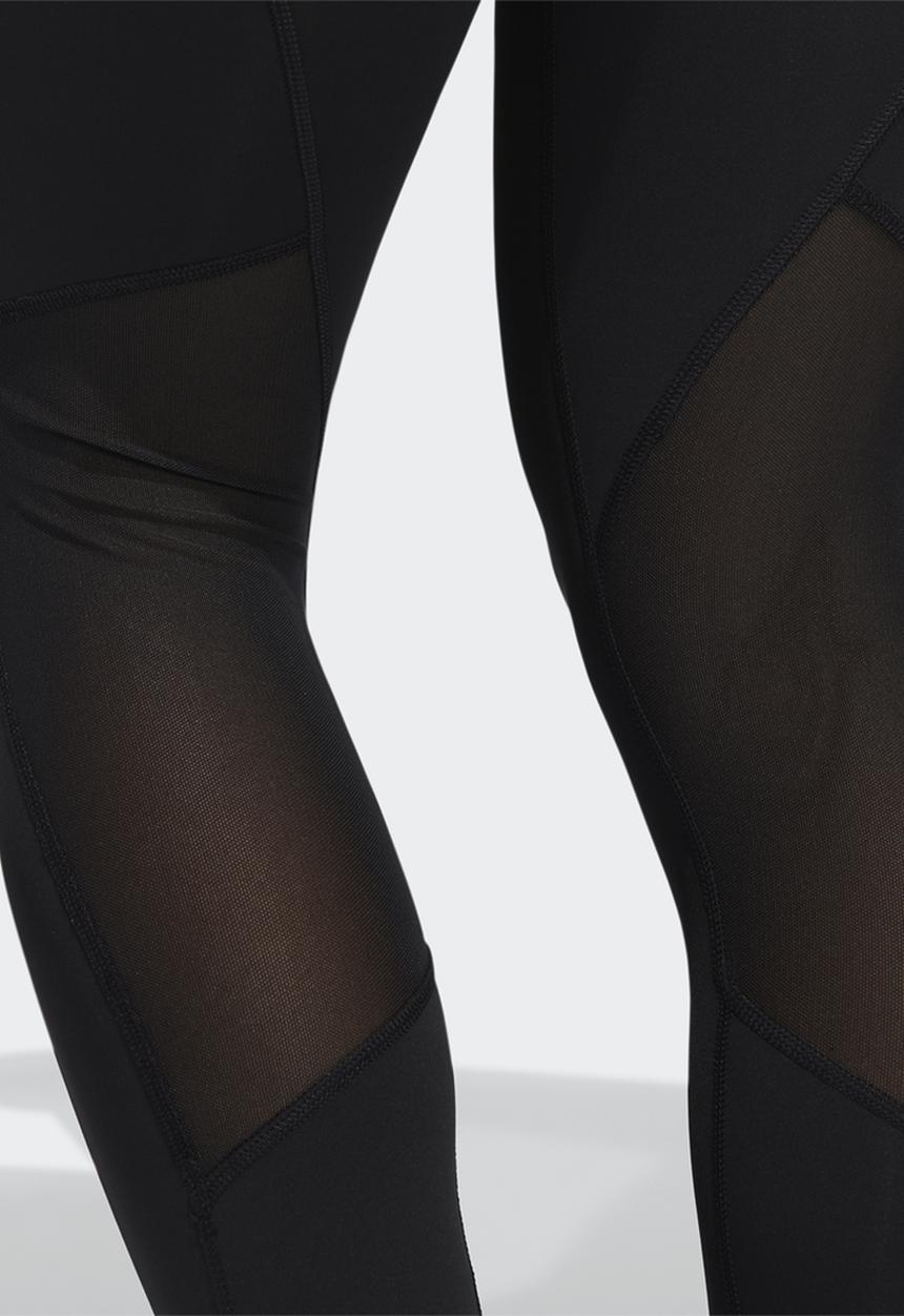 adidas Originals - Alphaskin badge of sport tights - black & white