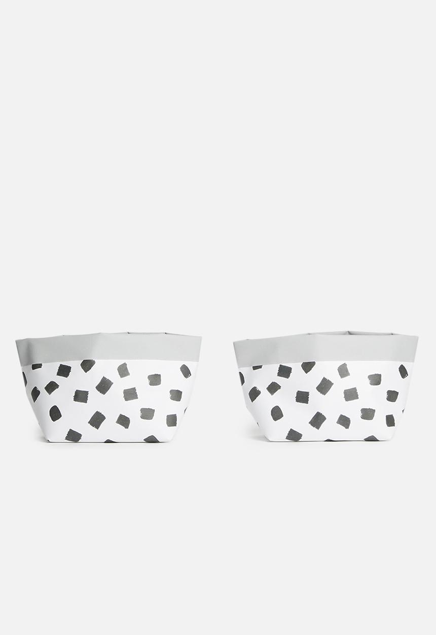Inspired Vision Studios - Pitch canvas Storage set of 2 - dots