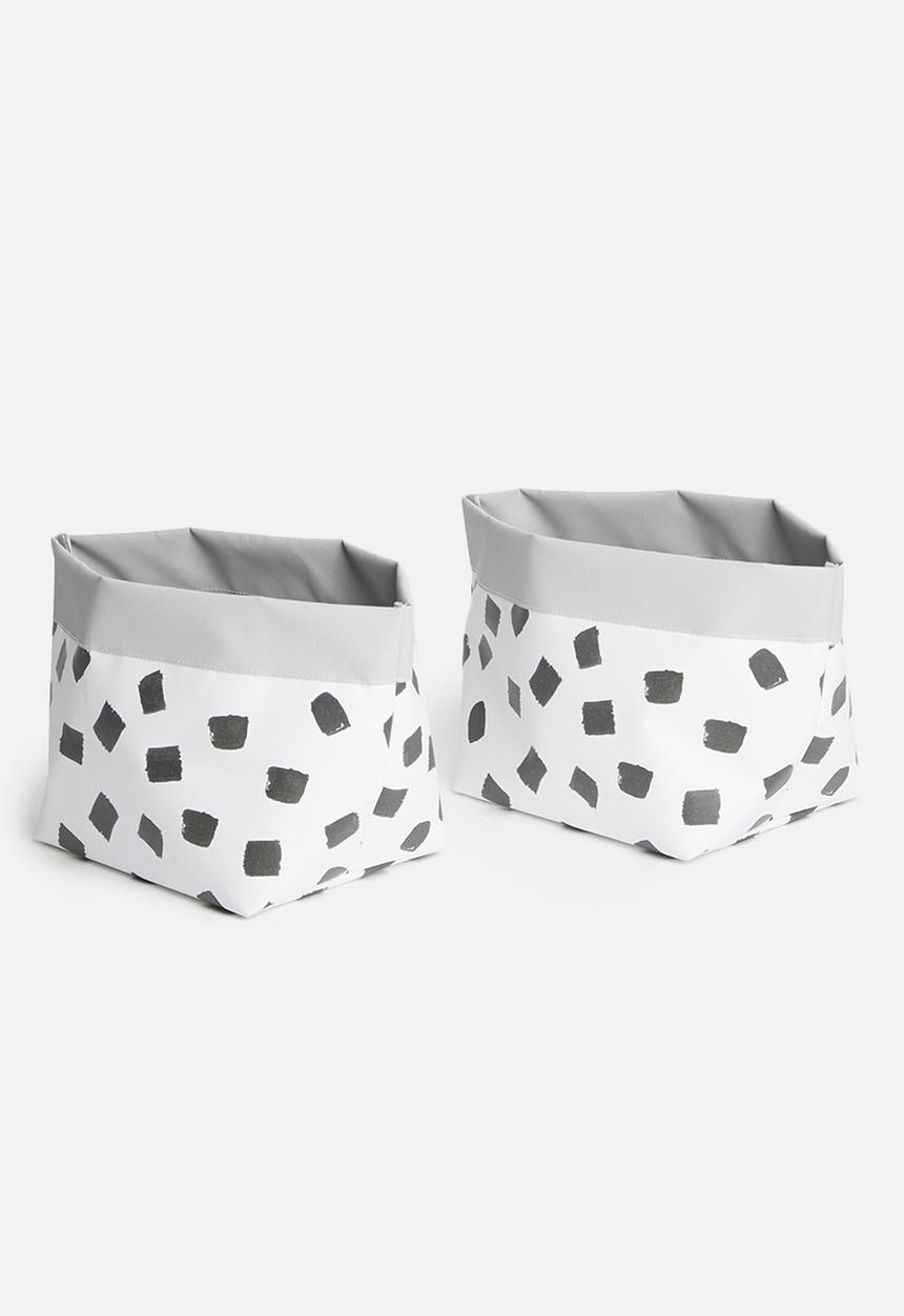 Inspired Vision Studios - Pitch canvas Storage set of 2 - dots