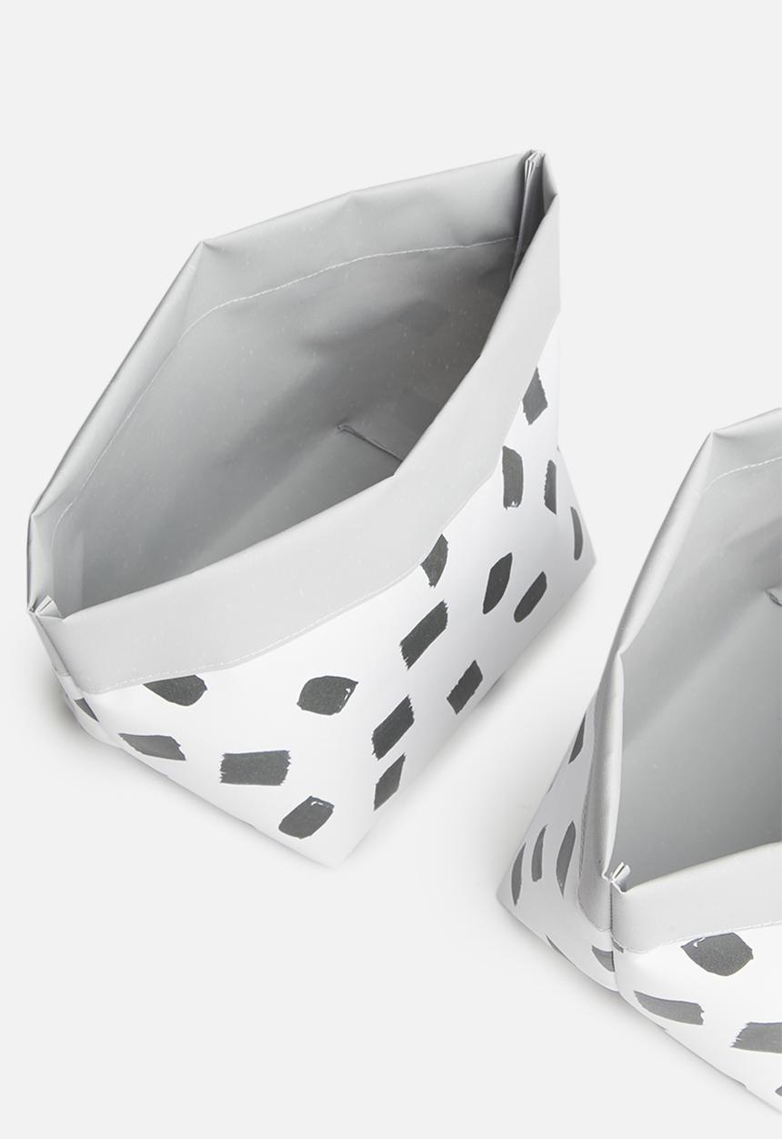 Inspired Vision Studios - Pitch canvas Storage set of 2 - dots