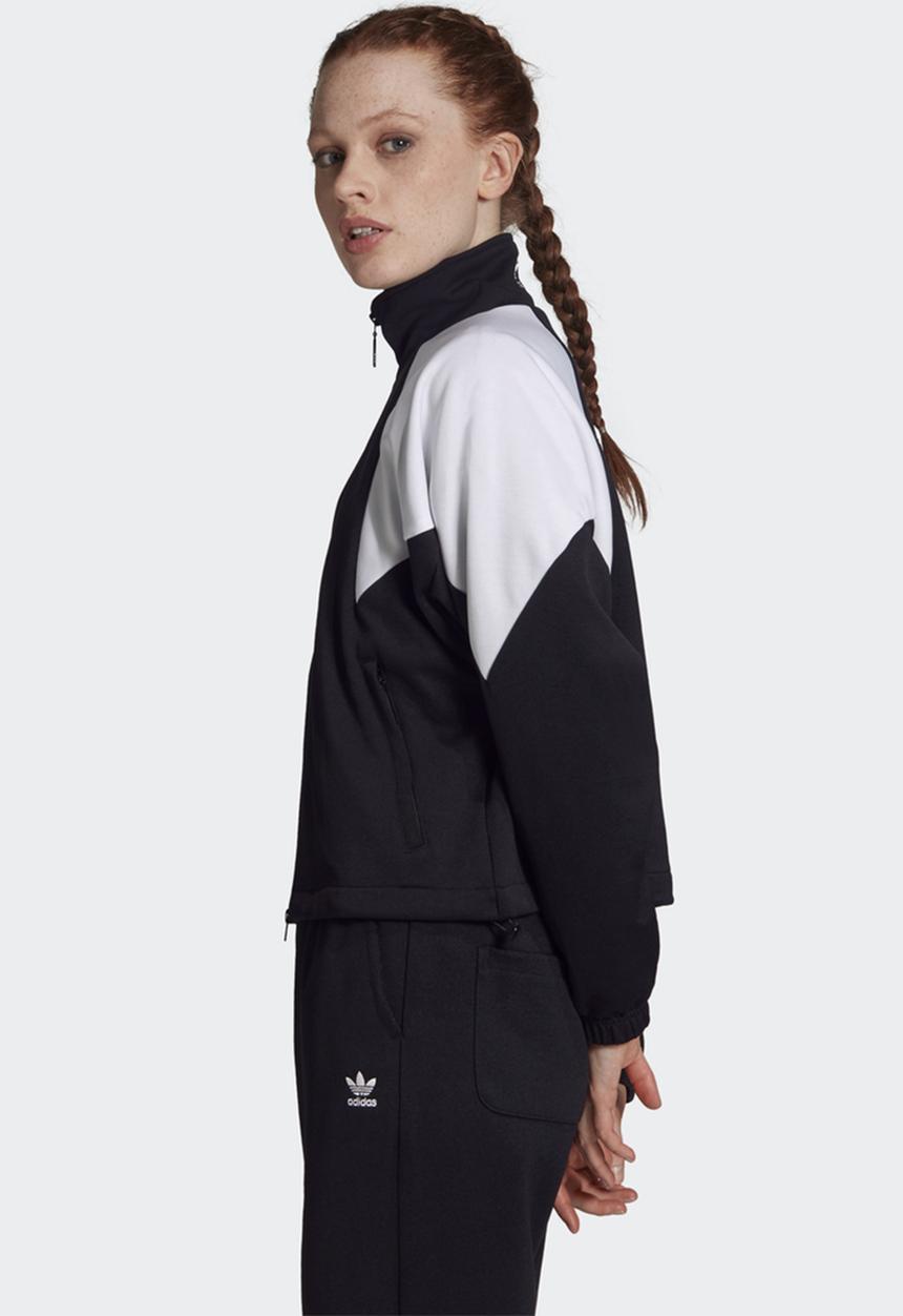 adidas Originals - Large logo tracktop - black & white
