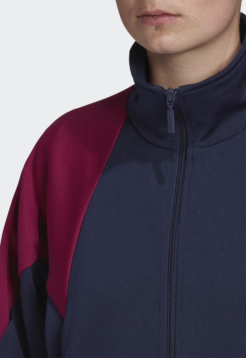 adidas Originals - Large logo tracktop - navy & purple 