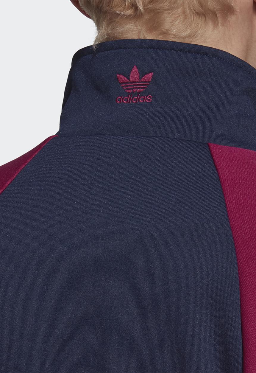 adidas Originals - Large logo tracktop - navy & purple 