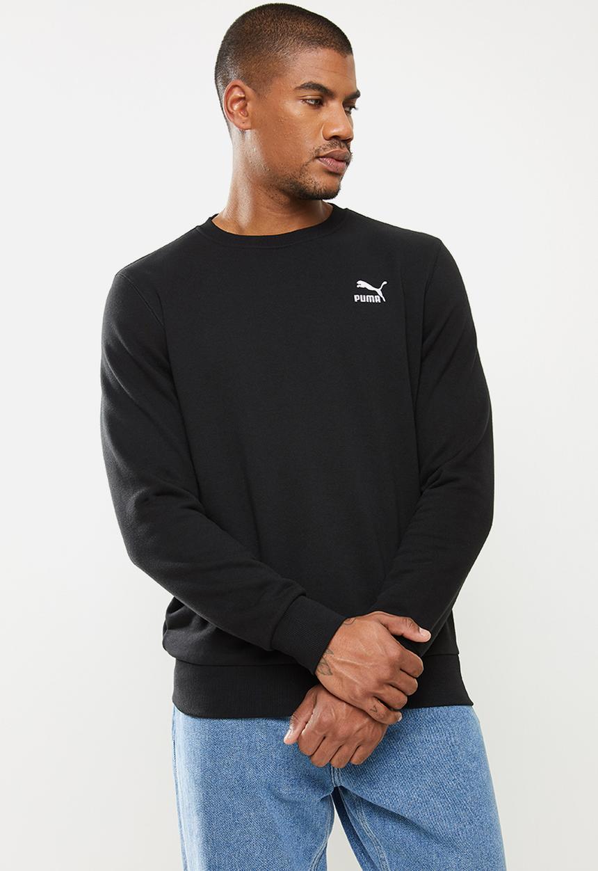 PUMA - Classics embro crew tr - black