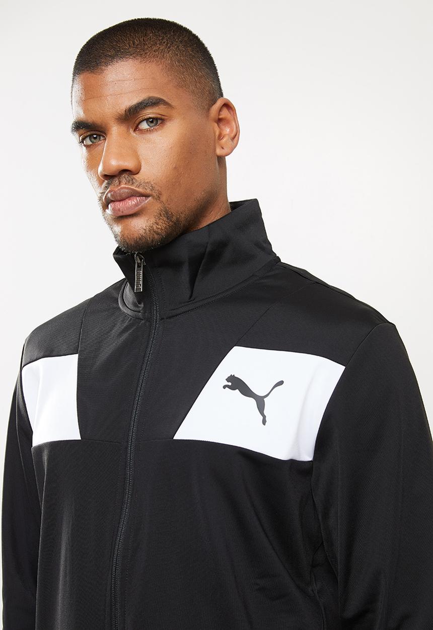 PUMA - Techstripe tricot suit cl - black