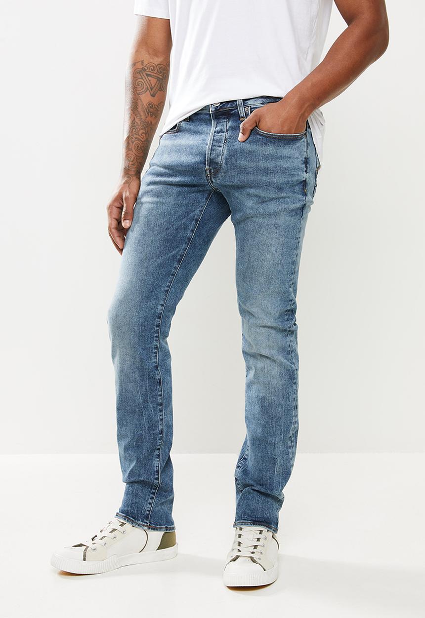 G-STAR - 3301 slim fit jeans - lt aged