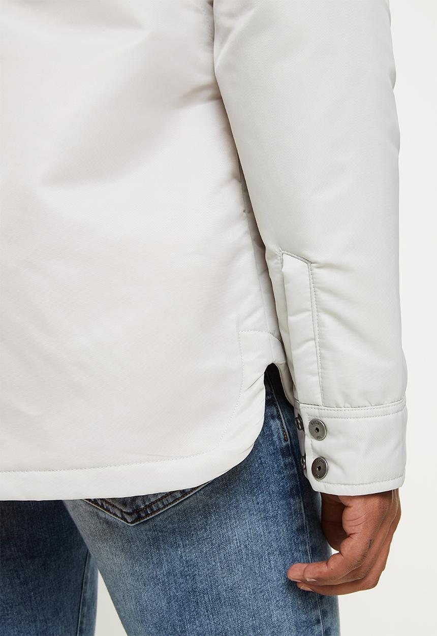 G-STAR - 10 degrees padded overshirt - oyster blue