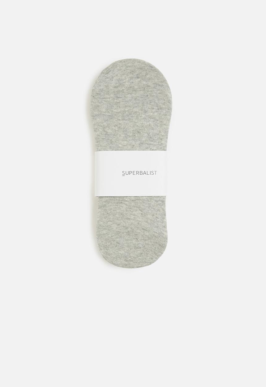 Superbalist - Plain secret socks 3 pack - grey x3