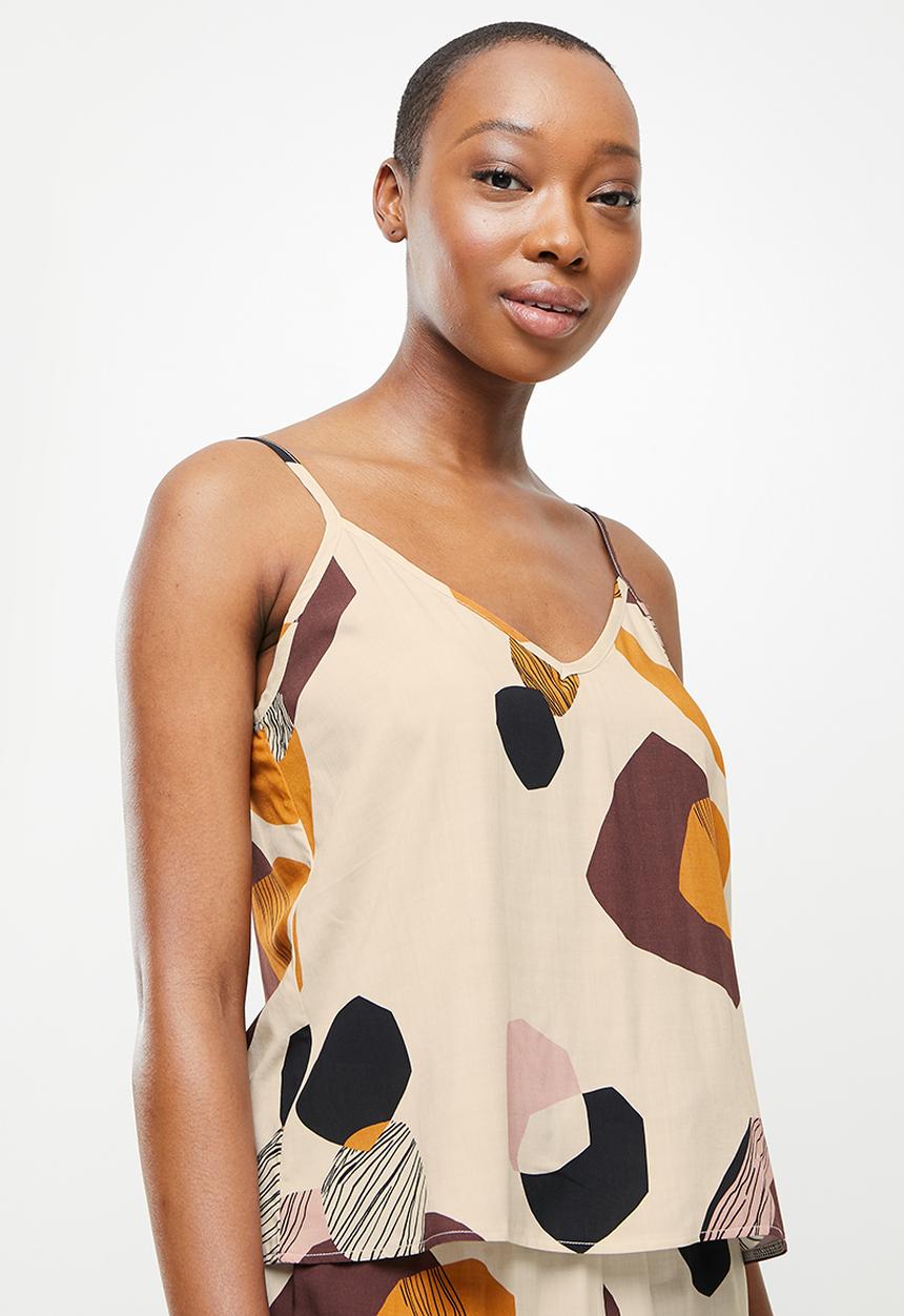 Superbalist - Sleep cami & shorts set - abstract pastel