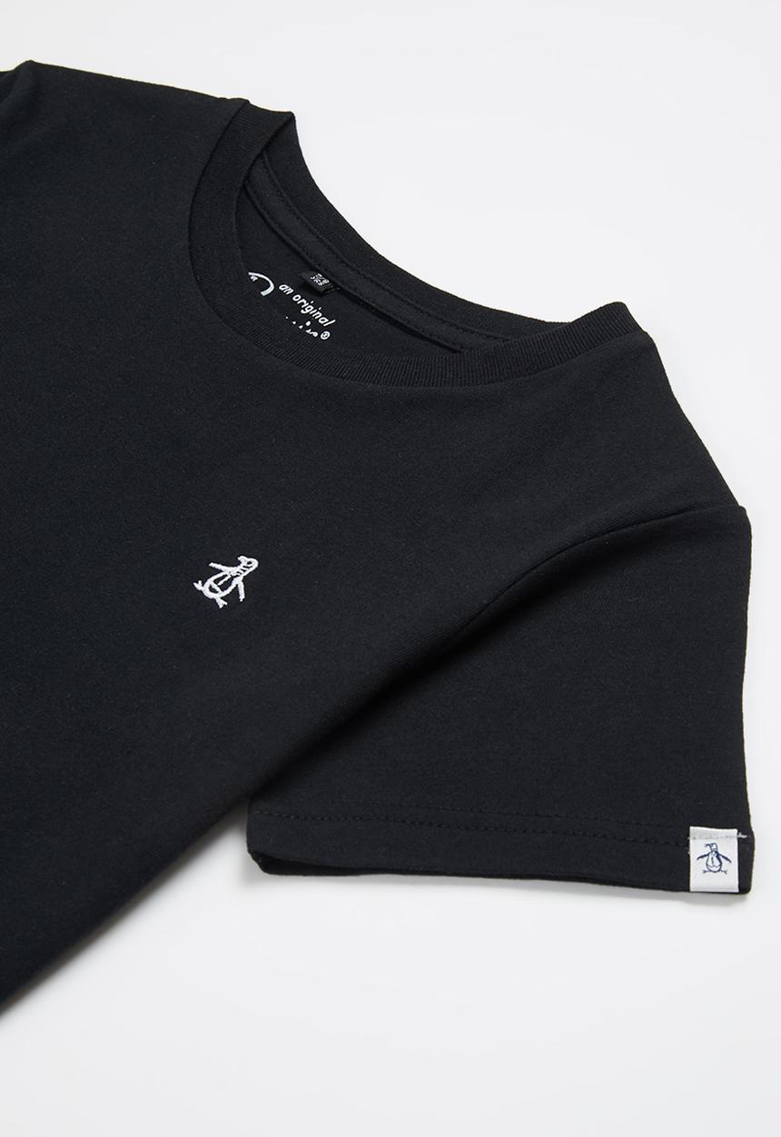 Original Penguin - Embroidered short sleeve tee - black