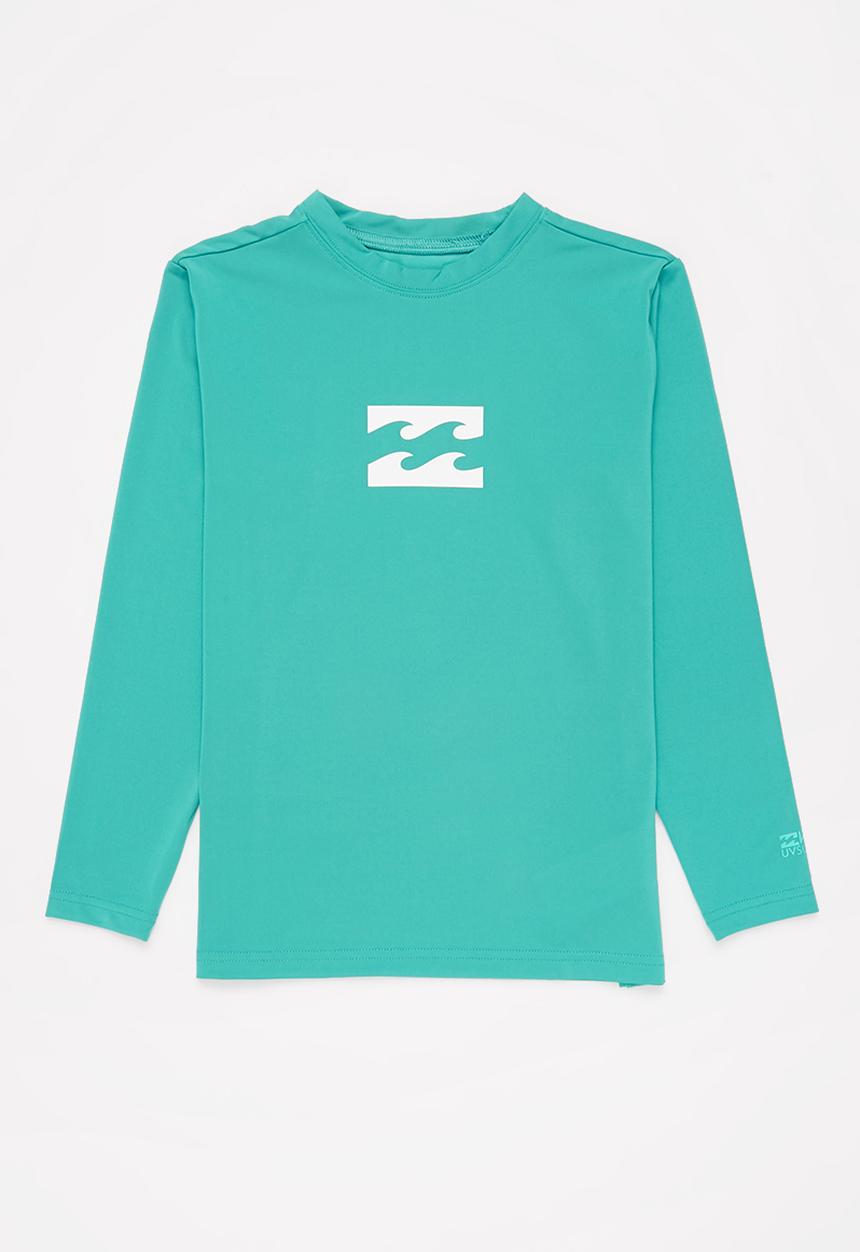 Billabong  - All day wave kids lf long sleeve tee - blue