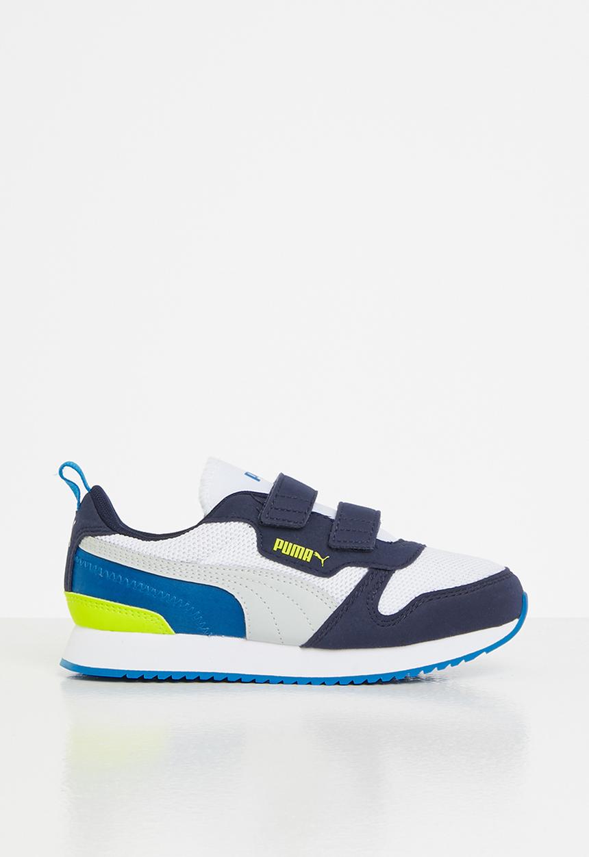 PUMA - Puma r78 v ps - puma white-gray violet-peacoat