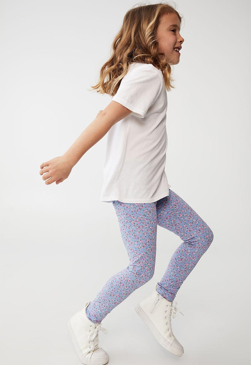 Cotton On - Huggie tights - dusk blue/somerset ditsy