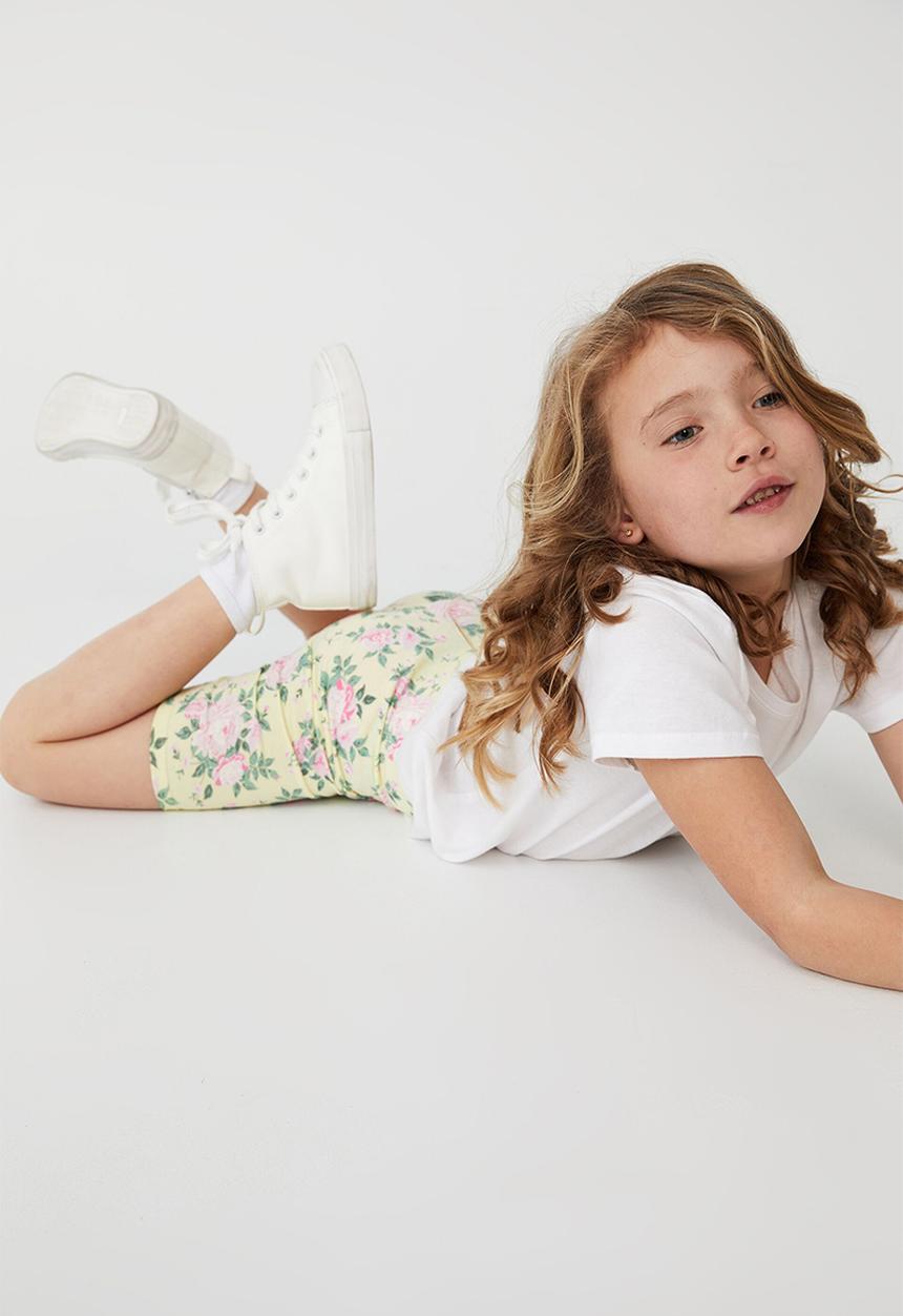 Cotton On - Hailey bike short - daisy chain/whitby rose floral
