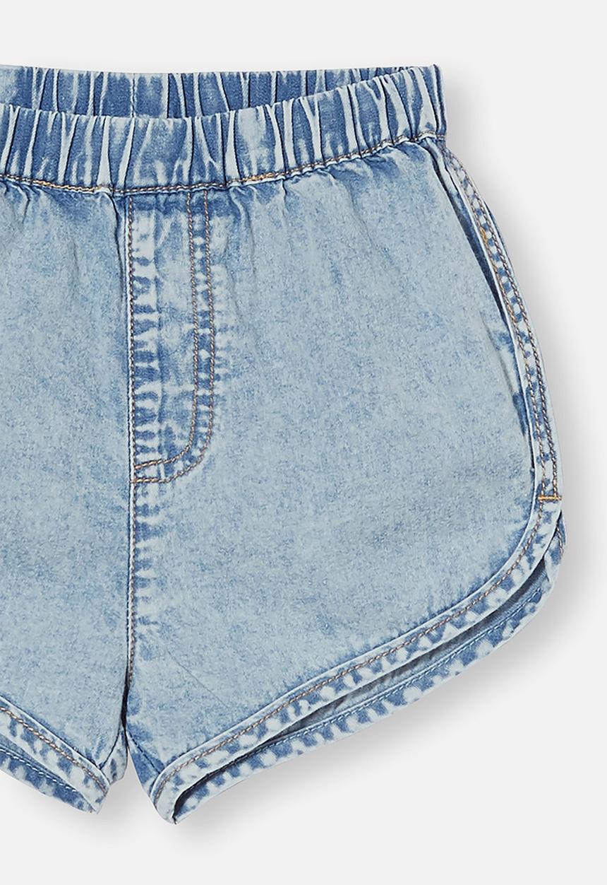 Cotton On - Juno short - light chambray wash