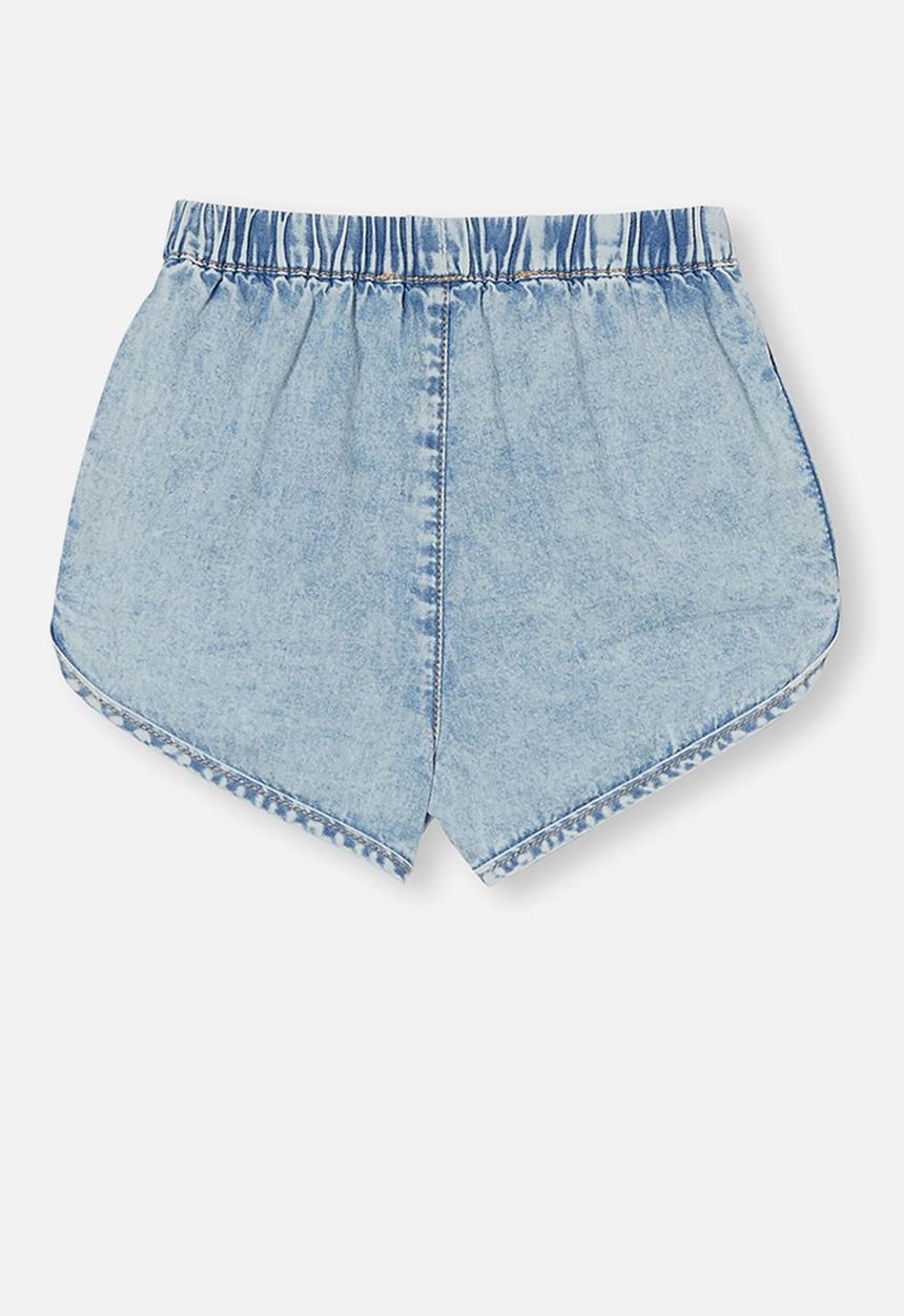 Cotton On - Juno short - light chambray wash
