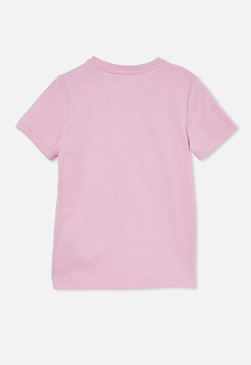 Cotton On - Stevie short sleeve embellished tee - orchid haze/ butterfly