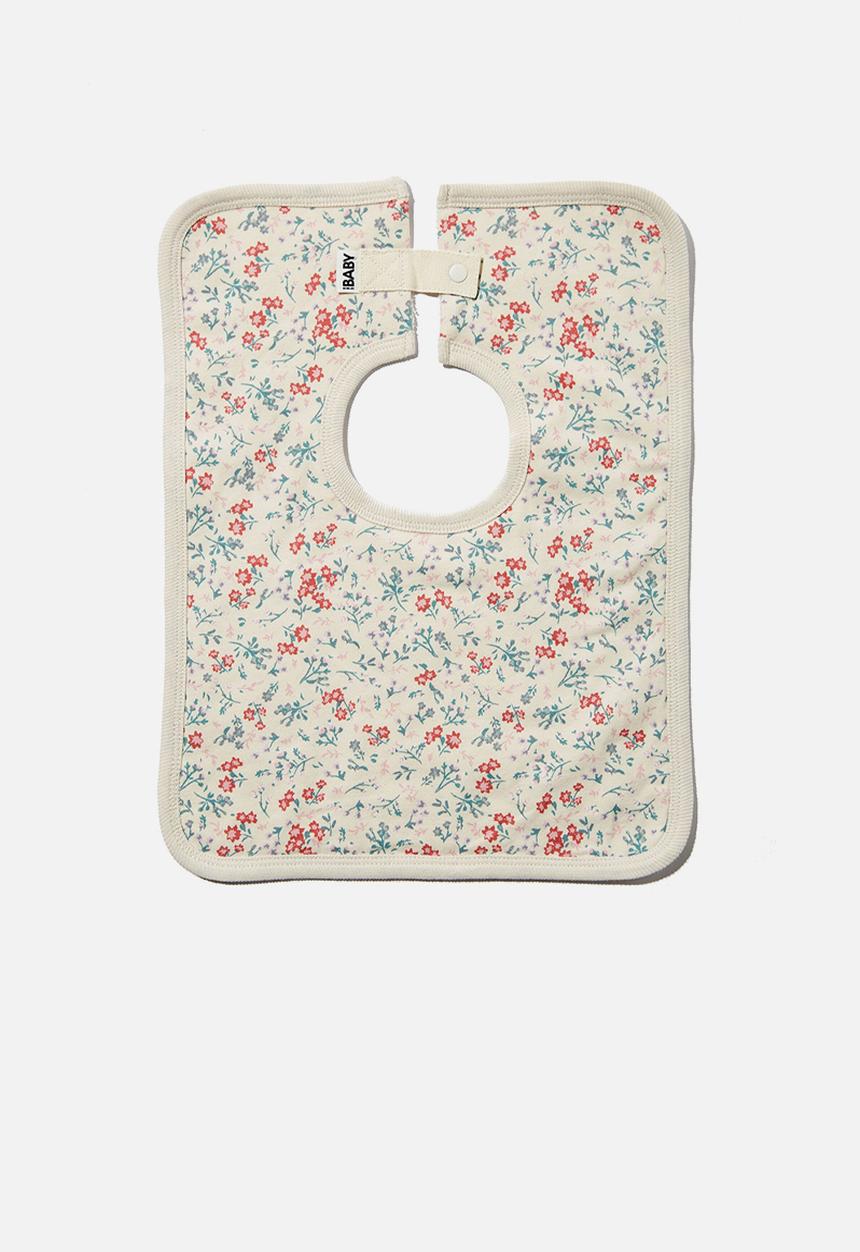 Cotton On - The square bib - dark vanilla/maude floral