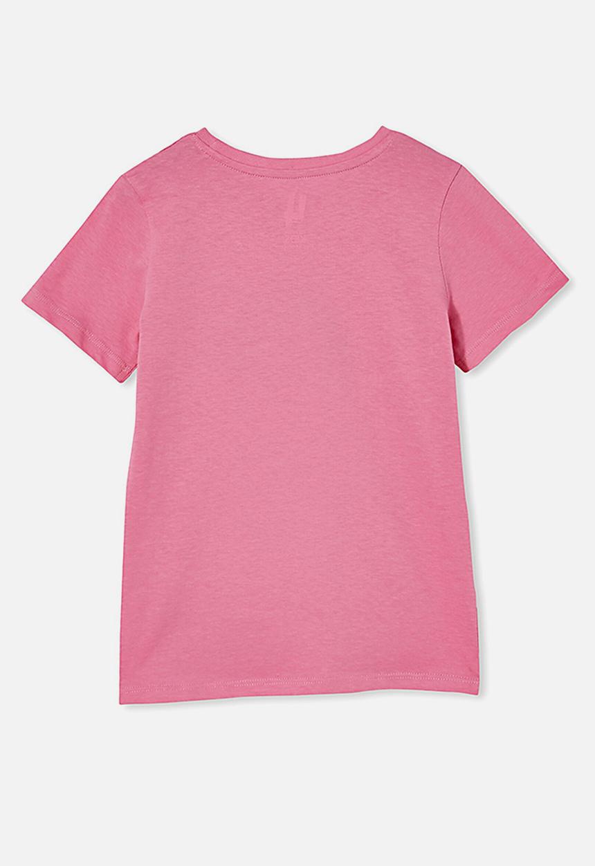 Cotton On - Penelope short sleeve tee - pink gerbera/somewhere