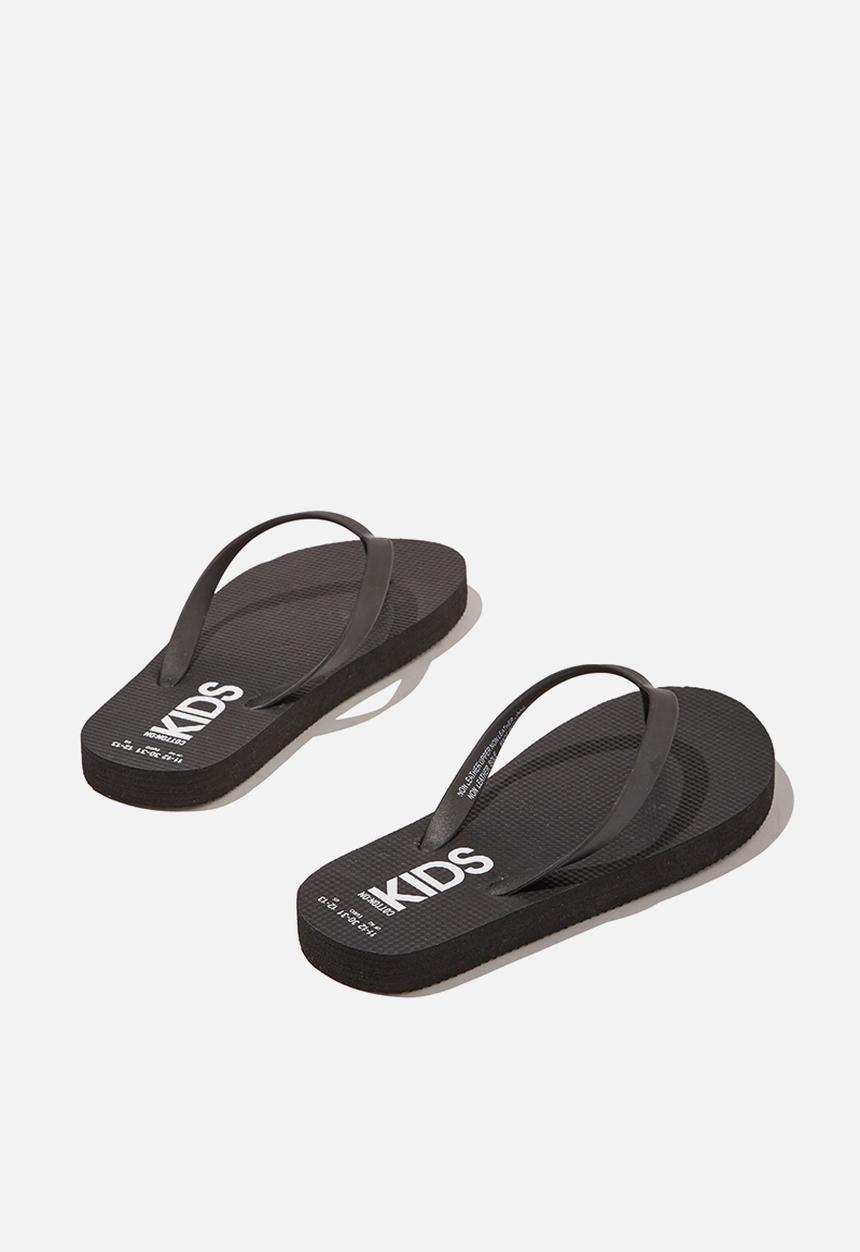 Cotton On - Printed flip flop - black 