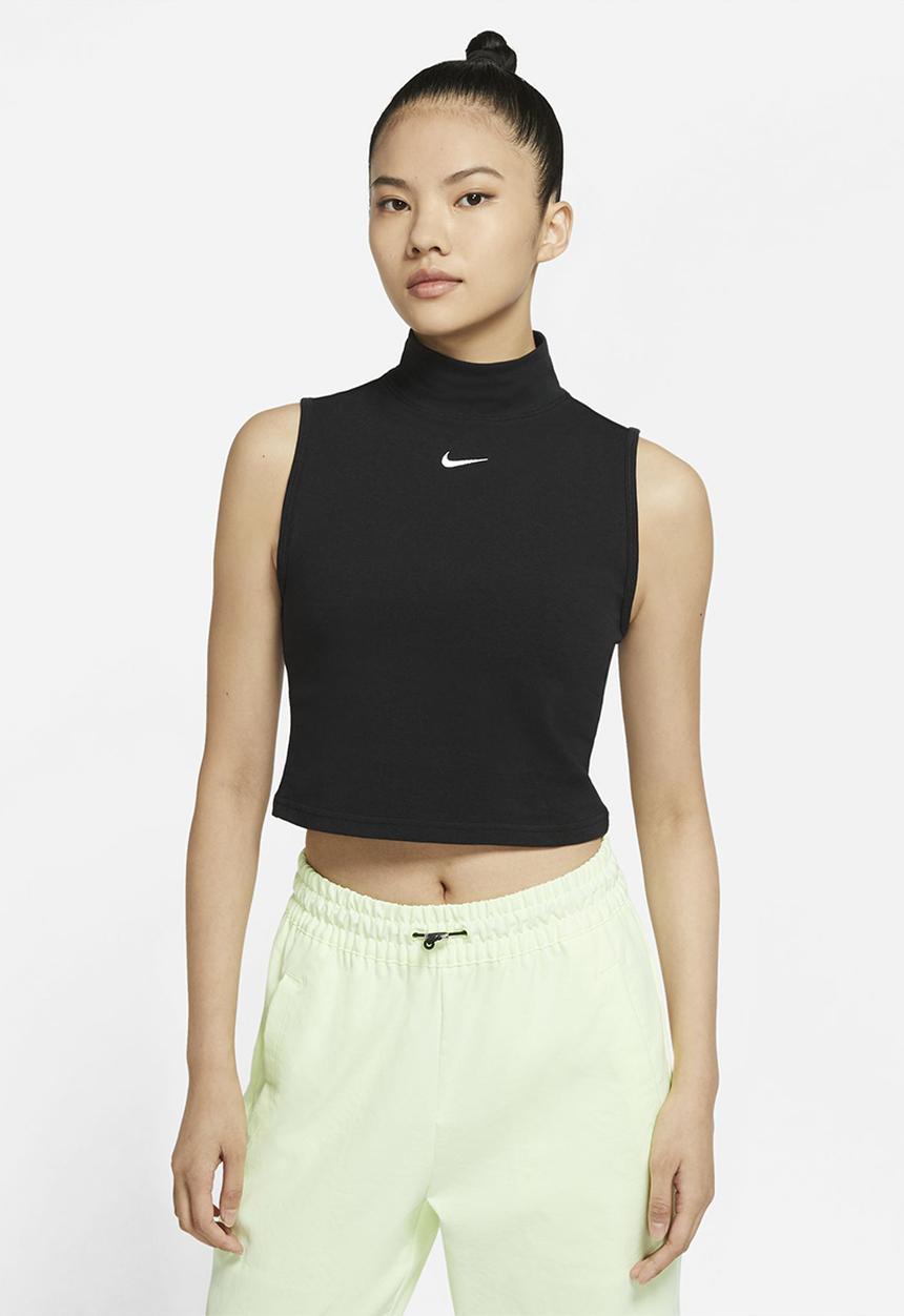 Nike - Nsw essntl mock sl top - black
