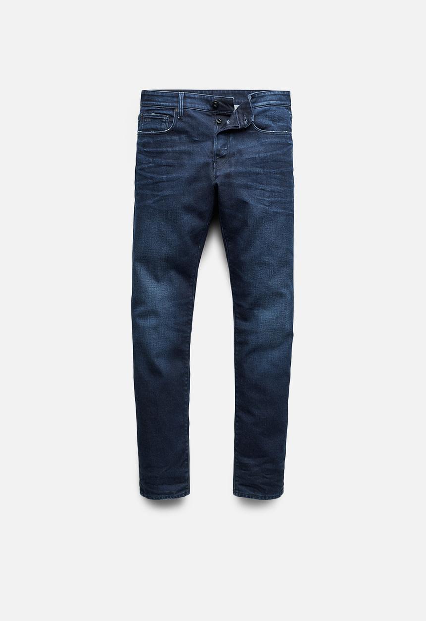G-STAR - 3301 Slim - worn in ultramarine
