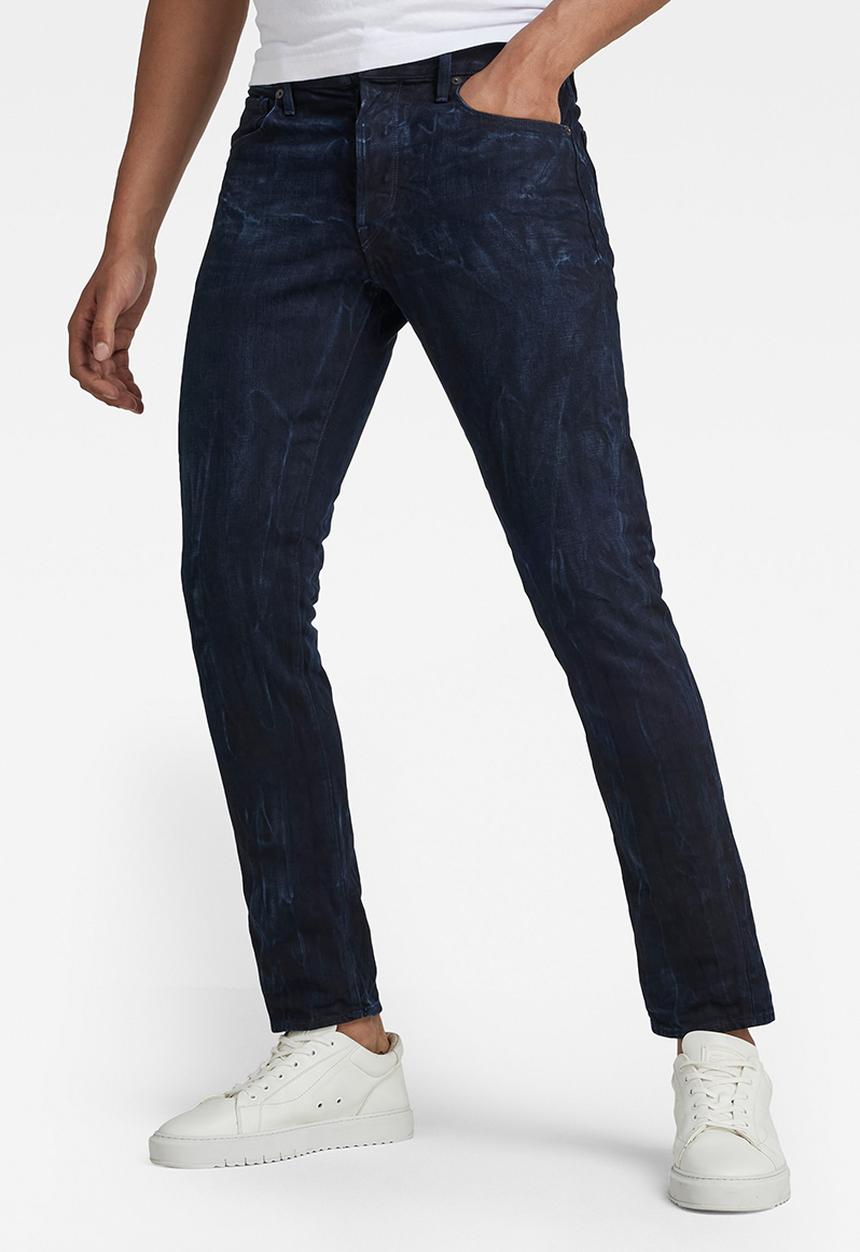 G-STAR - 3301 Slim selvedge - worn in bleak