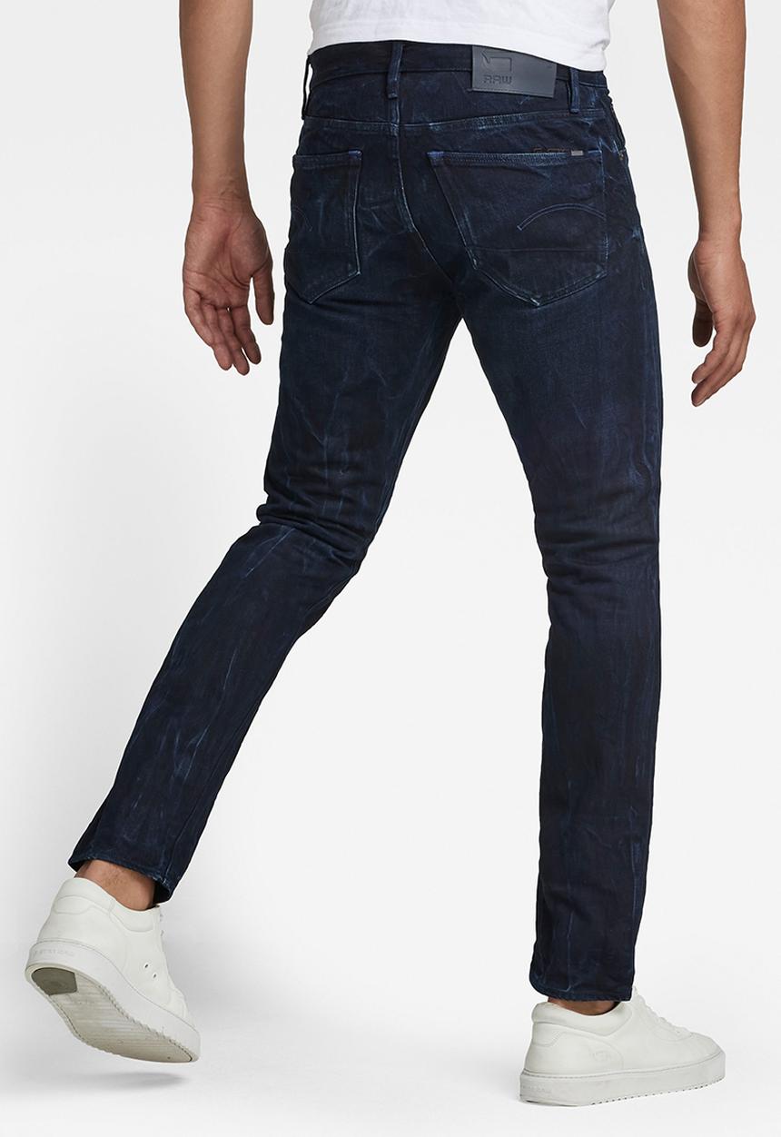 G-STAR - 3301 Slim selvedge - worn in bleak