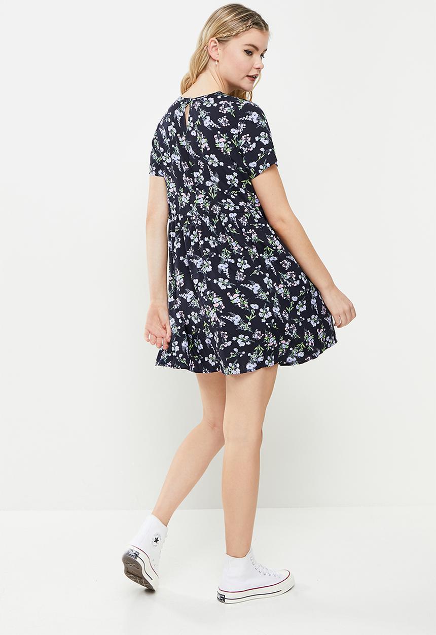 Blake - Babydoll mini dress - navy